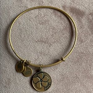 Alex and Ani Gold Friend Bracelet